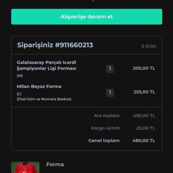 Forma Durağı (formaduragi34x) Formayı Aldım Gelmedi