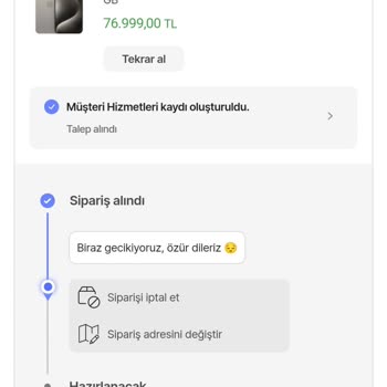 Hepsiburada Ürünümü Yollamıyor. İPhone 15promax 256gb