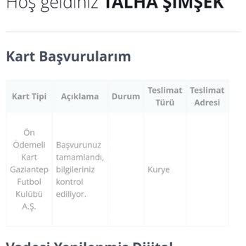 Passolig Başvurunuz Tamamlandı, Bilgileriniz Kontrol Ediliyor.