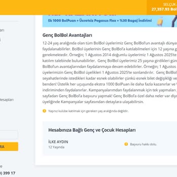 Pegasus Genç Bol Bol Üyelik Sorunu