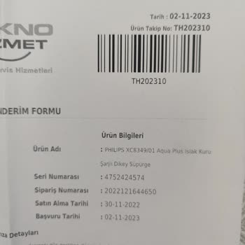 Philips Teknik Servis Hizmetler (0850 811 1434) Süpürgede Süpürme Sırasında Kırılma