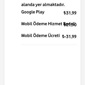 Vodafone Haber Ve Bilgi Vermeden Hizmet Bedeli Diye Benden Para Kesmiş