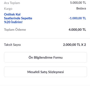 Pazarama Ve Onlitek Yanlış Fiyatlandırma Ve İndirim