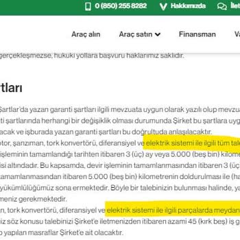 Vavacars Garanti Problemi Ve Sorumluluk Alma Sorunu