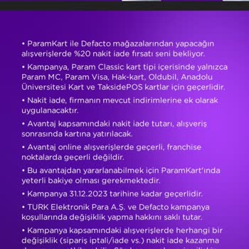 Param Kampanyalardaki Yanlış Beyanlar