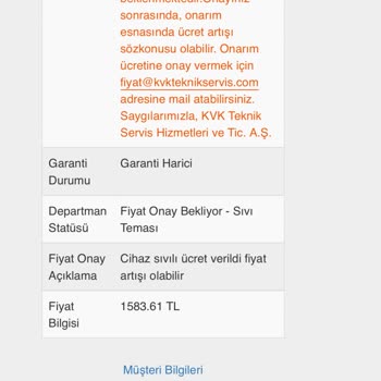 TCL MT42X Akıllı Çocuk Saati Garanti Ücret İstiyor