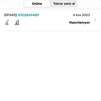 Watsons Hazırlanıyor Aşamasında Kı İade İşlemim