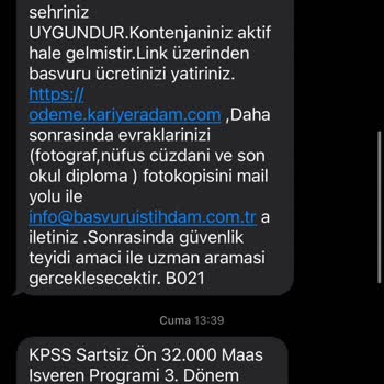 Teşvik Programı KPSS Şartsız Memur Alımı İlanı Başvuru İstihdam