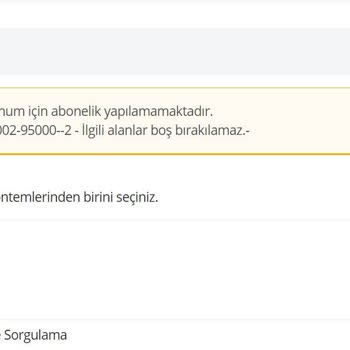 CK Enerji Akdeniz Elektrik Abonelik Başvurusu Hatası
