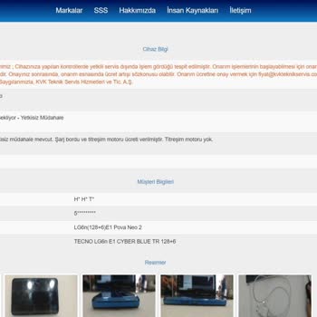 Gulf Sigorta Arızalı Cihazı Farklı Bir Arizaya Sebep Olmaları Sebebi İle