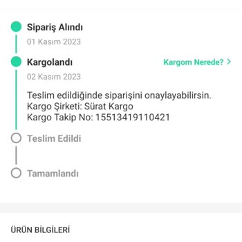 Sürat Kargo'nun Kargoyu Kaybetmesi Kaybolması