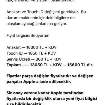 3 Yıllık Macbook'un Bozulması Apple Servisinin Çıkardığı Fatura