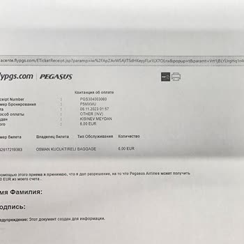 Pegasus Bebek Arabasından Extra Ücret Aldı