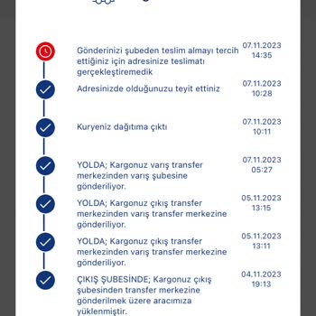 Aras Kargo Dağıtım Sorunu Yaşıyorum