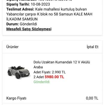 A101 Ürünüm Eksik Geldi Ve Çözüm Sağlanmıyor