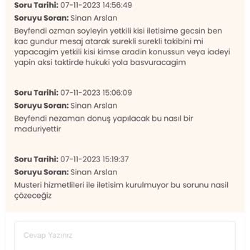 SC Sarvin Defolu Ürün Gönderip Ücret İadesi Yapmıyor