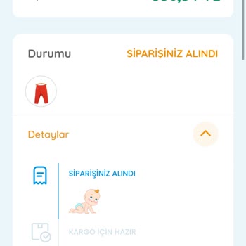 Ebebek Sipariş Kargoya Verilmedi