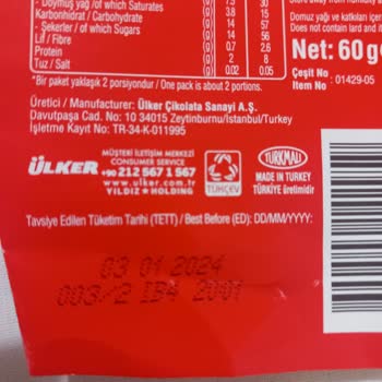Ülker Bol Sütlü Çikolata Bozulmuş