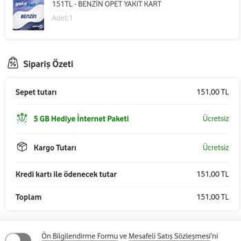 Vodafone Her Şey Yanımda Tüketici'ye Yönelik Aldatma