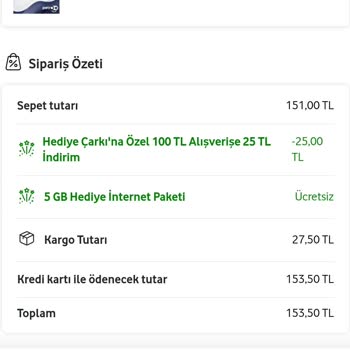 Vodafone Her Şey Yanımda Tüketici'ye Yönelik Aldatma
