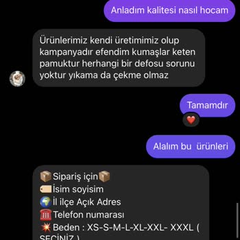 Sokaktarzim34 (Instagram) Ürünle İlgili Sorun