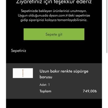 Dyson Yedek Parçasına 1 Günde Yapılan %100 Zam!