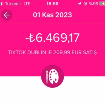 TikTok Dublin Hesabımdan Haberim Olmadan Para Çekmiş