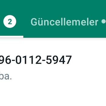 WhatsApp Dan +62 Kodlu Mesaj