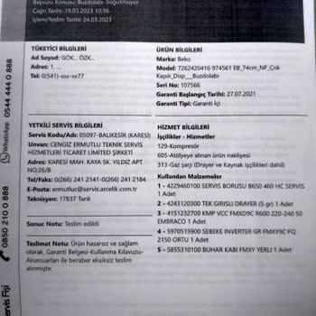 Beko Buzdolabım Kronik Arızalı Soğutmuyor Ürünlerim Çöpe Attım Hep Şi