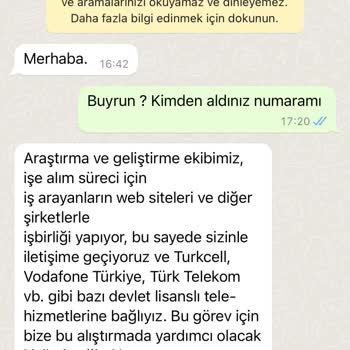 WhatsApp Bilinmeyen Numaradan Gelen Mesaj