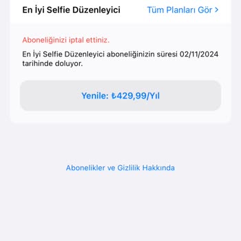 Youcam Perfect Mobil Uygulama Satın Alma Sorunu