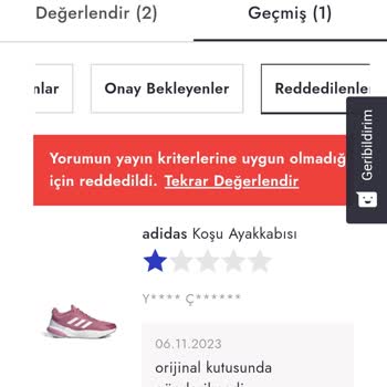 Boyner'den Orijinal Kutusuz Adidas Ayakkabı
