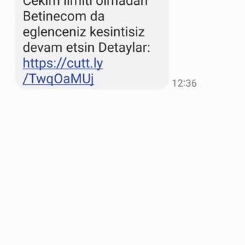 Betine Rahatsız Edici Reklam SMS Alıyorum