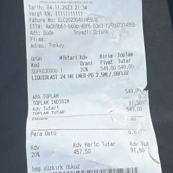 Mac Cosmetics Kimyasal Mac Eyeliner