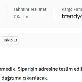 Trendyol Express 2975394234 Numaralı Kargom Nasıl İptal Oluyor.