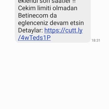 Betine Betime Den SMS Geliyor