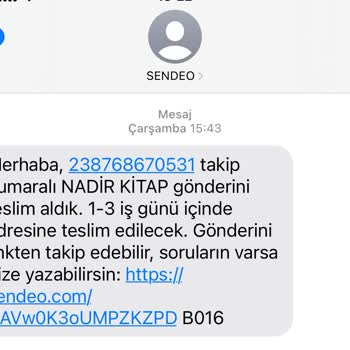 Sendeo Kargom Gelmedi Kargom Bulunmalı