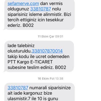 Sefamerve 22 Gündür Paramı İade Etmediler