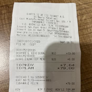 Gratis Kasa Görevlisi Yalan İle Ürün Sattı