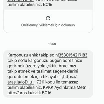Aras Kargo'nun Ürünü Teslim Edildi Hatası
