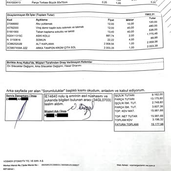 Volkswagen İzmir Gaziemir Vosmer'in Kaybettiği Debriyaj Üst Merkezi!