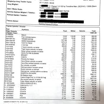 Volkswagen İzmir Gaziemir Vosmer'in Kaybettiği Debriyaj Üst Merkezi!