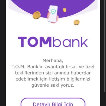 Tom Bank İzinsiz Hesap Oluşturma