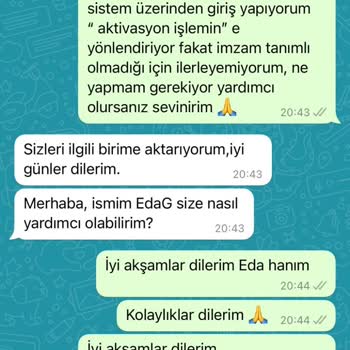 PTT KEP-Aktivasyonu İşlemi Başarısızlığı