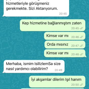 PTT KEP-Aktivasyonu İşlemi Başarısızlığı