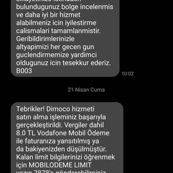 Vodafone Deprem Şebeke Sorunları