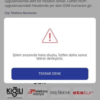 Hopi Hediye Çeki Sorunu