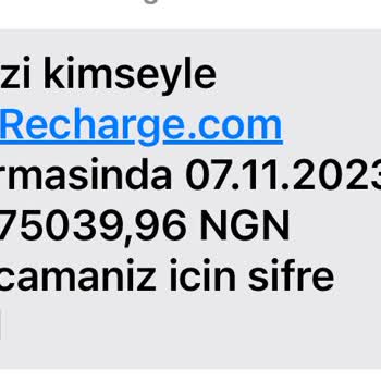 Recharge.com Hesabımdan Alışveriş Yapılmış Haberim Olmadan