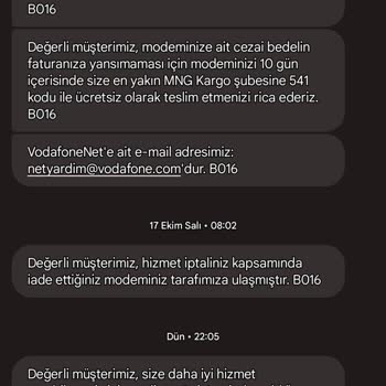 Vodafone Üyeliğimi İptal Ettirdim Borç Gözüküyor