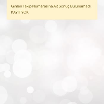 PTT Kargo Kayıt Bulunmadı Yazısı Çıkıyor